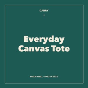 Everyday Canvas Tote